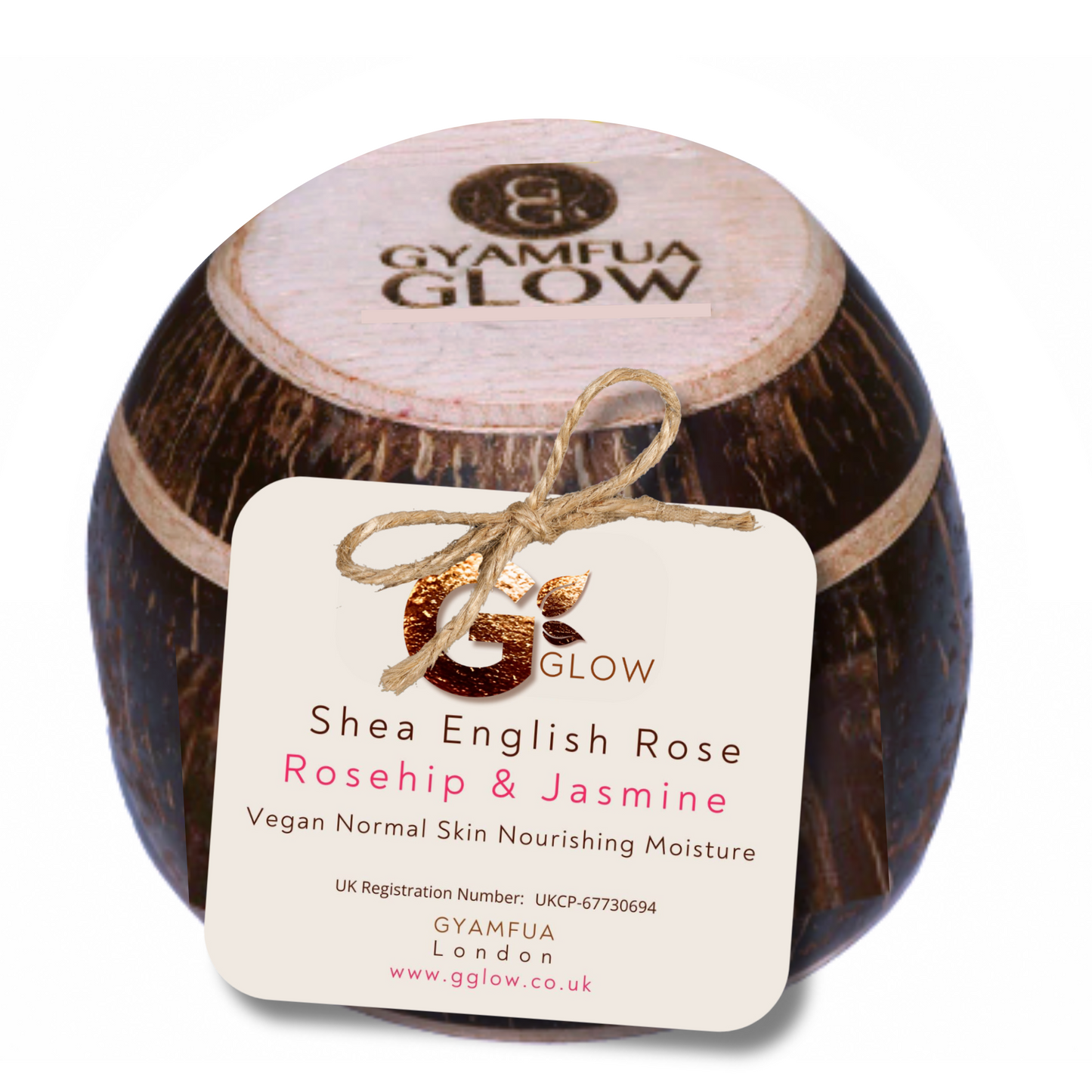GGLOW Shea English Rose - Rosehip and Jasmine