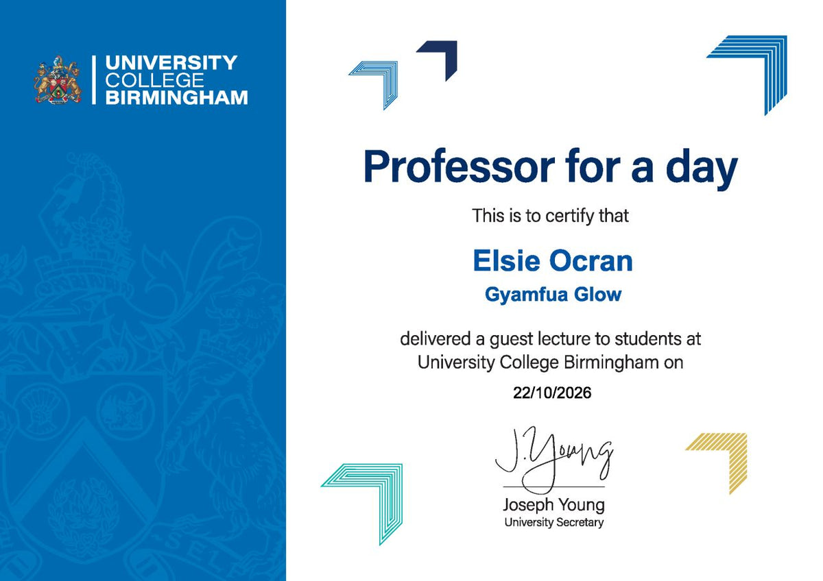 Professor for a Day: Elsie Returns to University College Birmingham