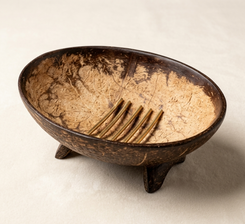 Coconut Shell Soap Dish - GGLOW