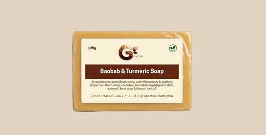 GGLOW Baobab & Turmeric Soap