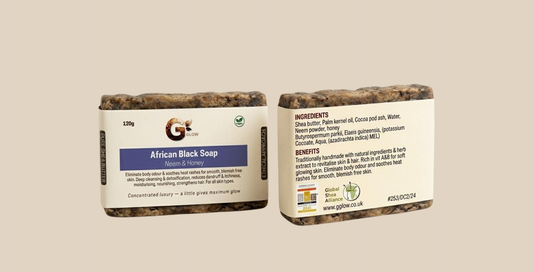 AFRICAN BLACK SOAP with Honey & Neem