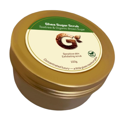 GGLOW Shea Sugar Scrub - Tea Tree - GGLOW